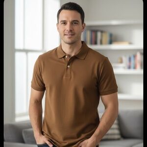 Goodfellow & Co Rich Brown Polo Shirt